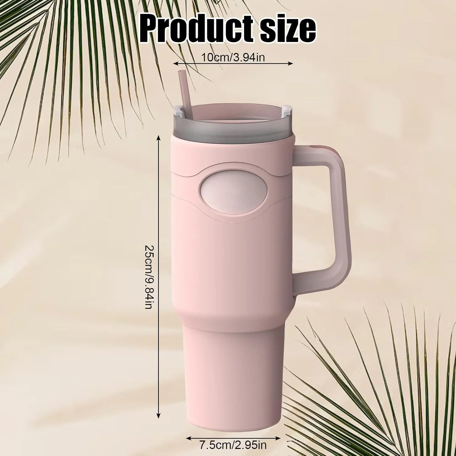 Silicone Protector Boot Compatible with 40 oz Tumbler Full Body Sleeve Case Cup Protection Accessories