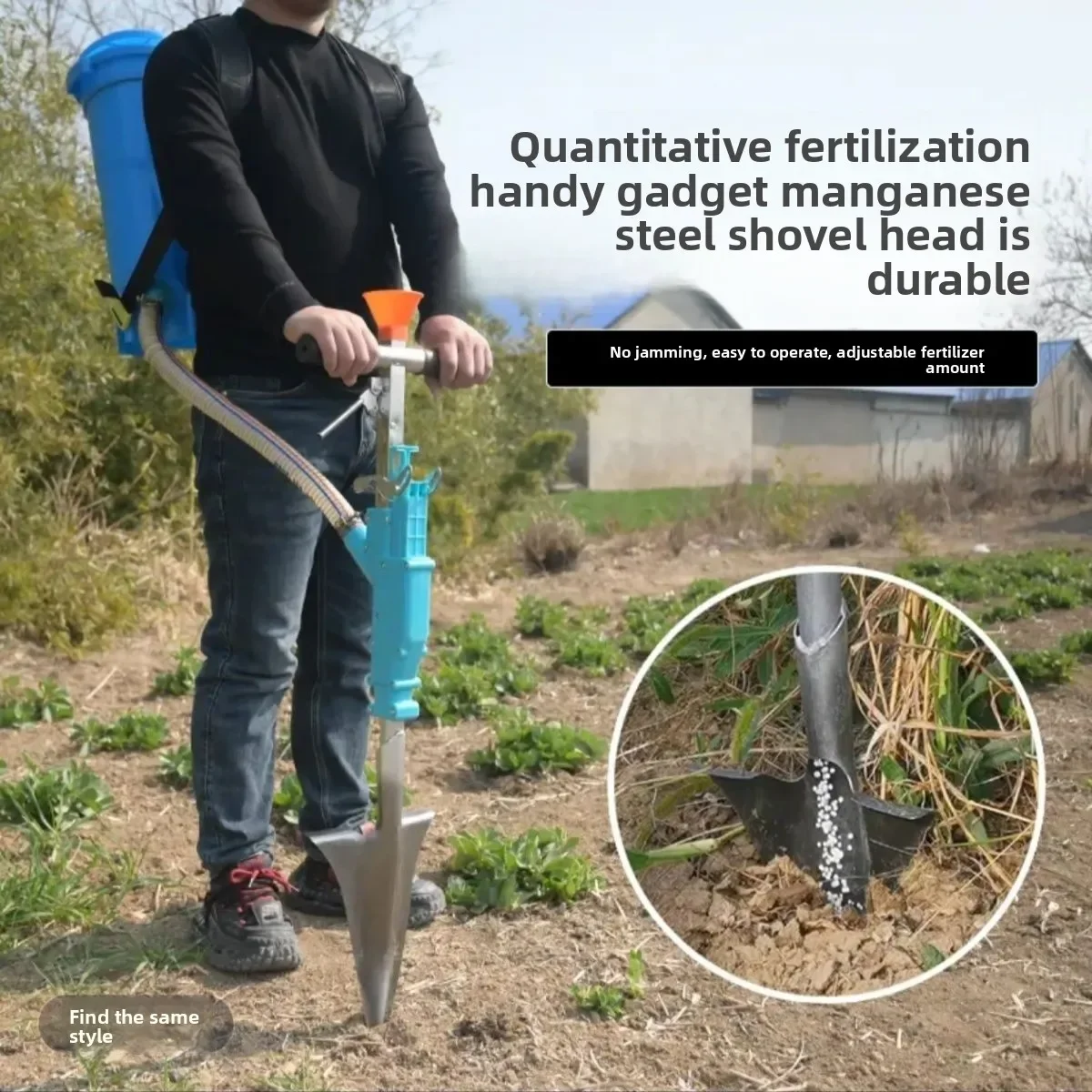 premium-spreader-fully-automatic-new-quantitative-sowing-precise-sowing-artifact-under-shovel-soil-spreader