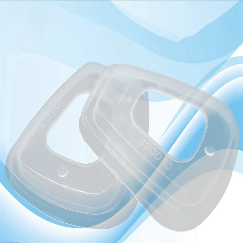 ตัวยึดแผ่นกรอง501ร้อนสำหรับ3M เครื่องช่วยหายใจแบบใช้ซ้ำได้ BOX FILTER ใช้อุปกรณ์เสริมสำหรับหน้ากากป้องกันแก๊สพิษ