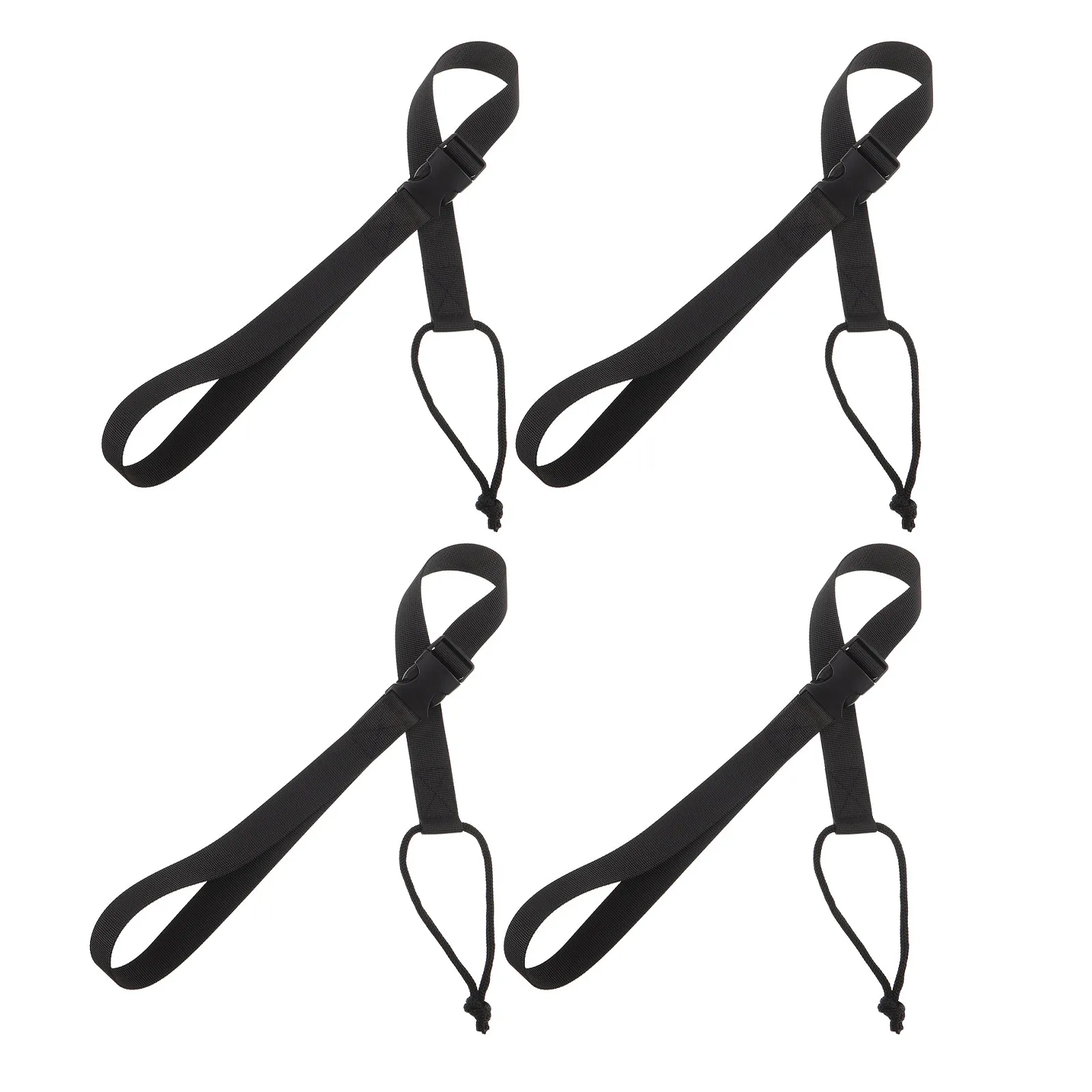 

4Pcs Ski Carry Strap Snowboard Leash Binding Replacement Adjustable Quick Release Buckle Ski Boot Straps Secure Storage