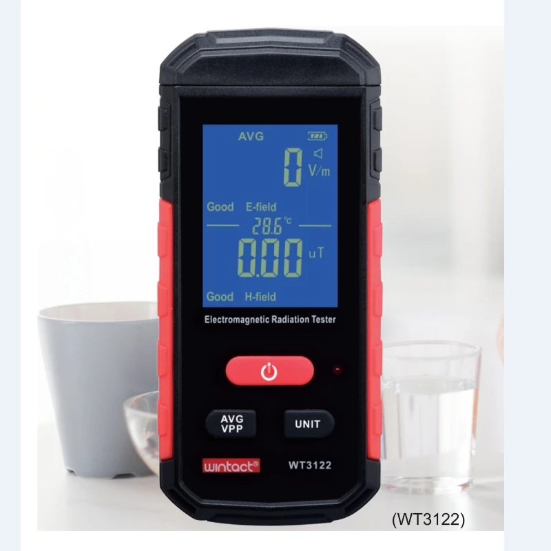 WT3122 Electromagnetic Field Radiation Detector Digital LCD EMF Meter Rechargeable Counter Emission Dosimeter Computer Tester