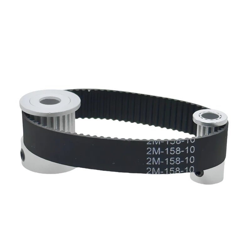 3D-Druckerteile GT2 Zahnriemenscheibe 2GT 24 Zähne K-förmige Aluminiumbohrung 5/6/6,35/8 mm 2GT Synchronradgetriebe 24 Zähne Breite 6/10 mm – Detail 6