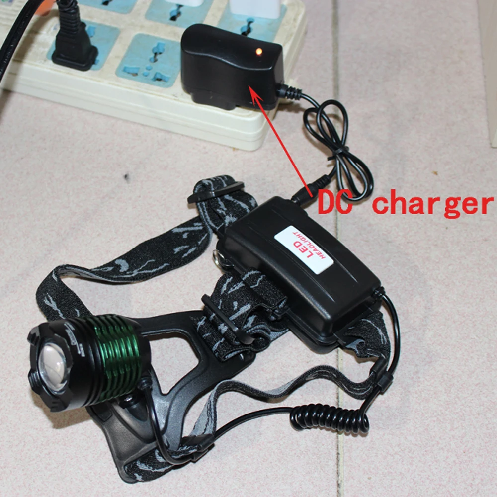 

High Power LED Headlamp with 3 Modes Adjustable Focusing Zoomable Headlight Outdoor Waterproof for Camping Fishing Hiking