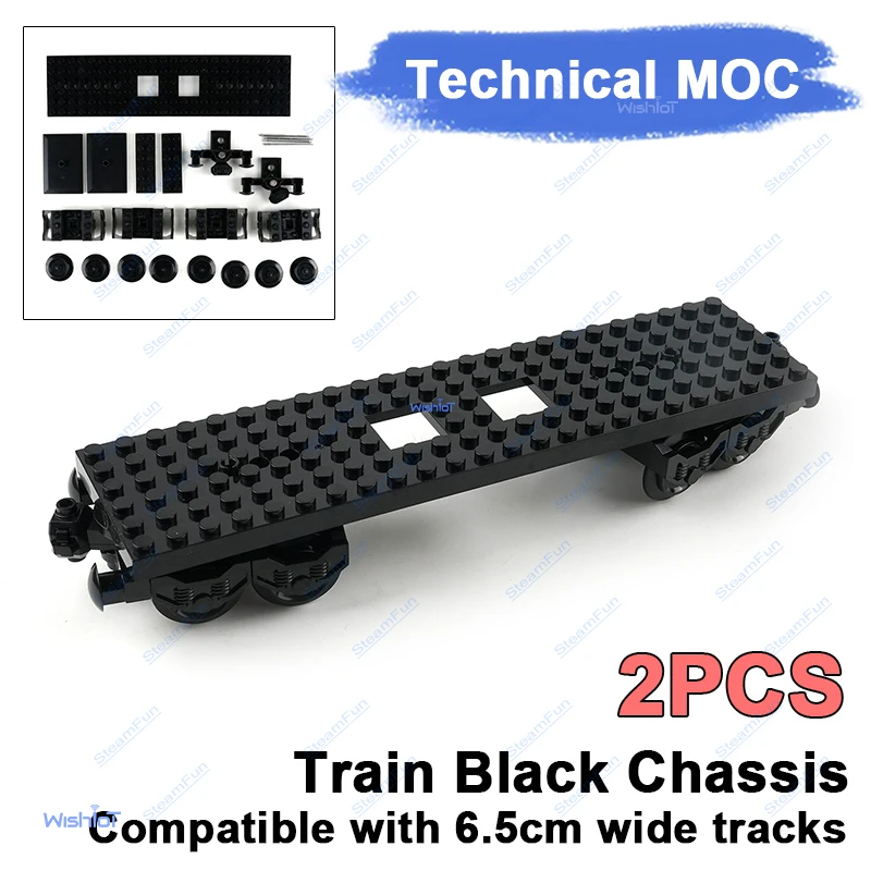 Train Base Plate Track Building Blocks Railroad facilities Motor Technical Parts Multi Power Functions Tool PF Model Sets