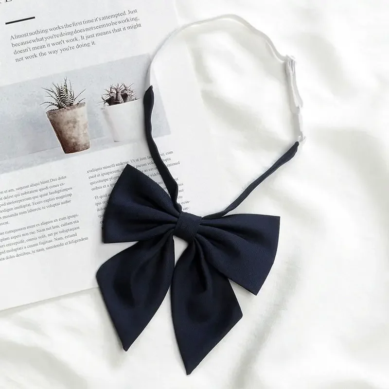 Women‘s Shirts Bow Ties JK Uniform Girl School Wedding Party Bowknot Ties Black Classic Butterfly Knot Suits Cosplay Accessories