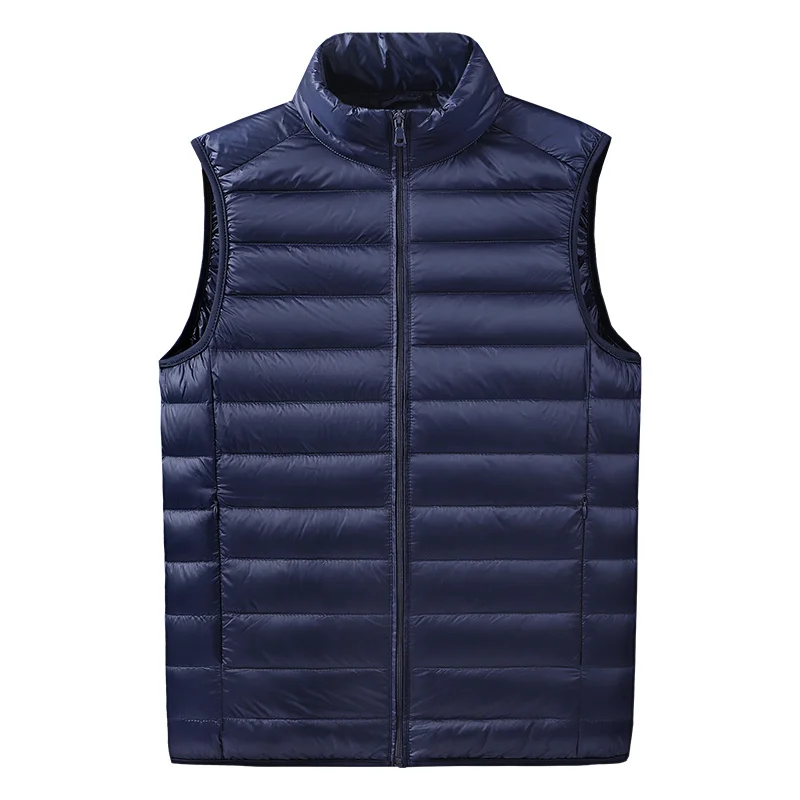 Winter Jacket for Men Duck Down Vest Coat Ultralight Sleeveless Puffer Vest Jacket Ultra Thin Warm Lightweight Down Waistcoat