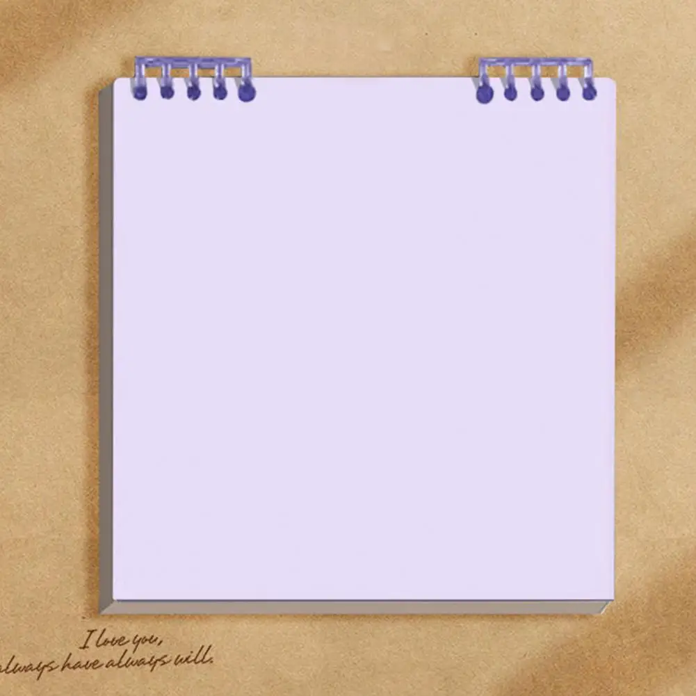 Buku catatan Loose-leaf perencana kertas tebal, buku catatan Loose-leaf dengan garis kotak untuk rumah