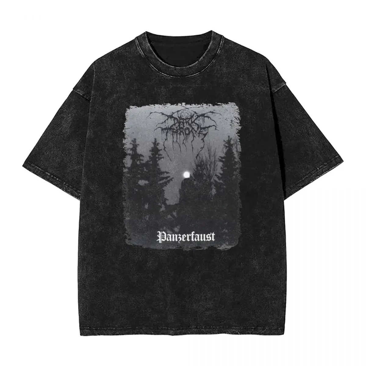 Washed T Shirts Darkthrone Transilvanian Hunger Hip Hop Vintage T-Shirt Oversize Streetwear Short Sleeve Tops Tees for Men Women