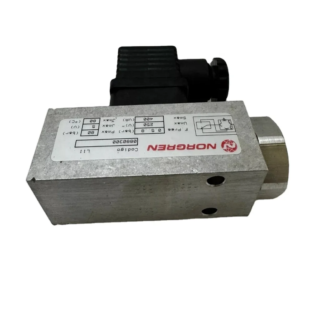 

2026 Good Price Norgren 0880300000000000 18D Electro-mechanical Pneumatic Pressure Switch, G1/4, 0.5-8 bar in Stock