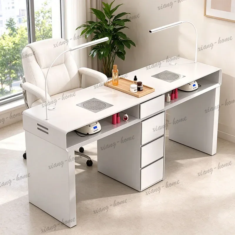 Factory Direct Rectangle Simple Manicure Table Rustic Traditional Chinese Unique Manicure Table Aesthetic Elegant Mesa De Manicu 4