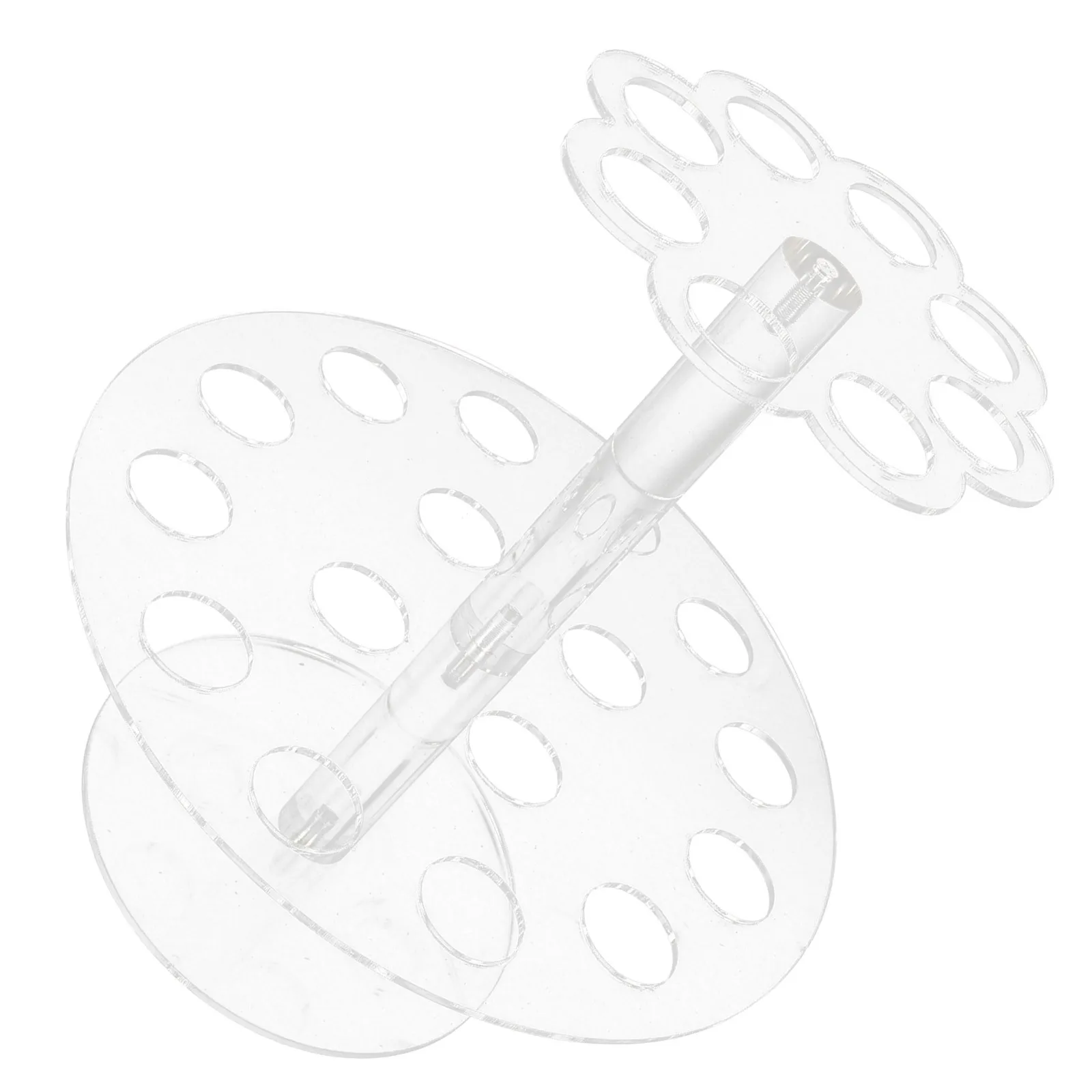 2-Tier الاكريليك كريم الآيس كريم مخروط تقف مخروط حامل حامل ل السوشي رولز الحلوى رف شاشة كعكة متجر المطبخ بار أداة