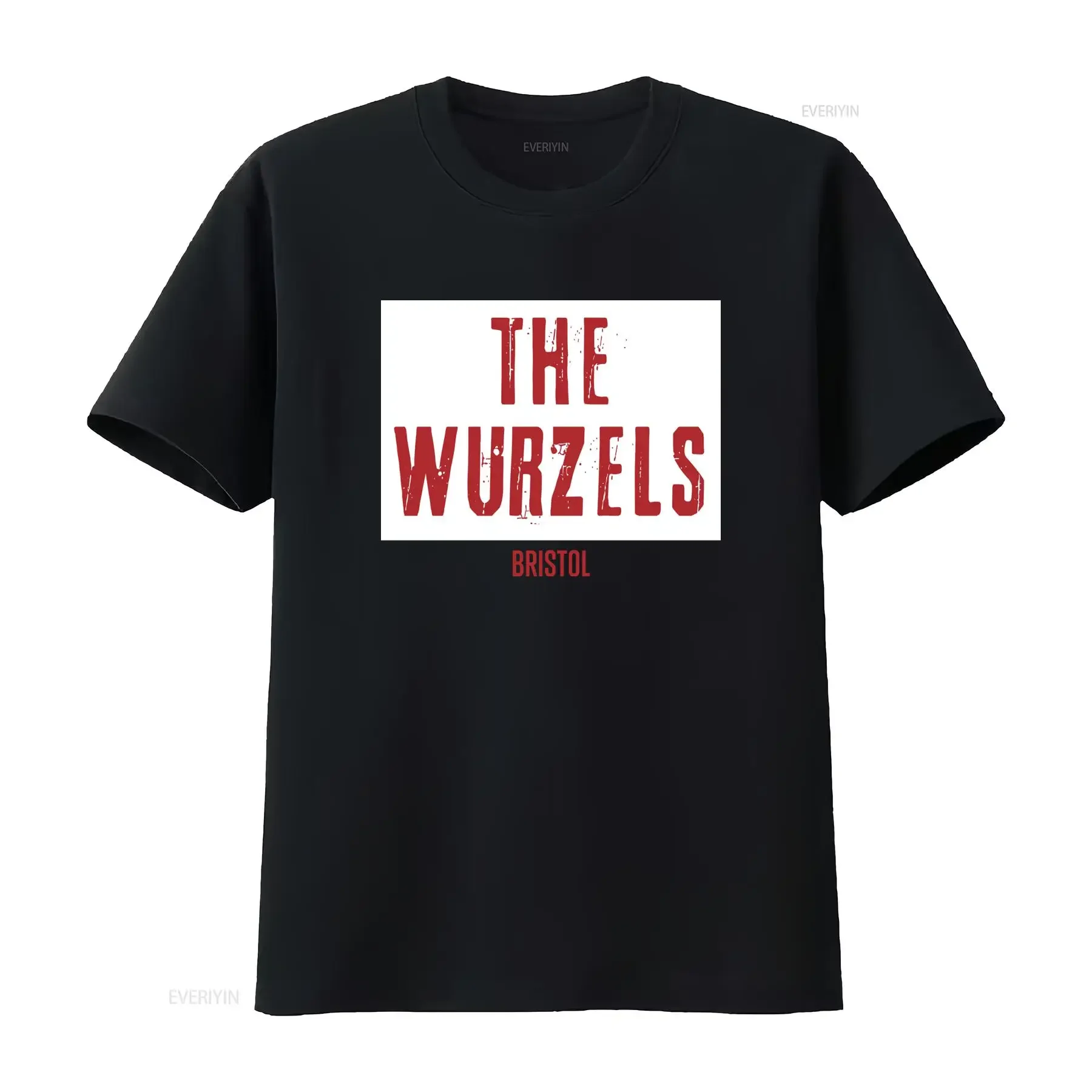 THE WURZELS Bristol City Fans Organic Punk T Shirt vintage Washed graphic Breathable streetwear Comfortable fashion Soft homme
