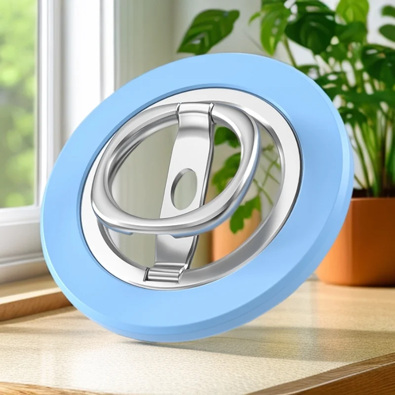 

360° Magnetic Phone Ring Holder for MagSafe Kickstand Magnet Grip for Phone 15 14 13 12 Pro Max Finger Ring Holder Stand