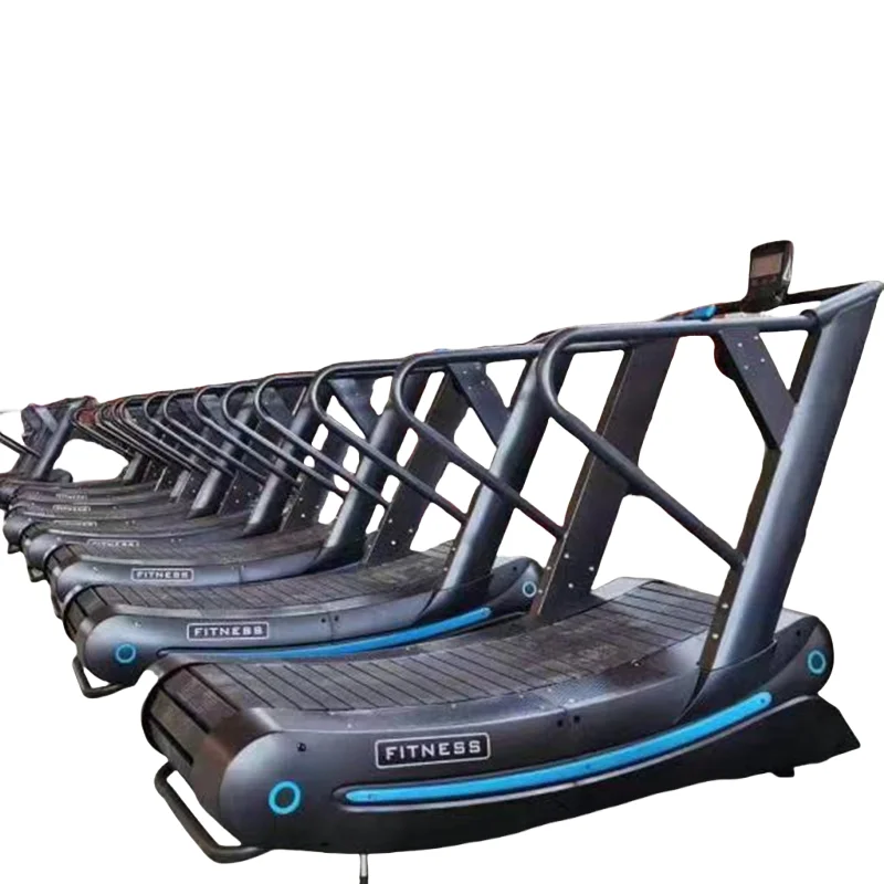 

Беговая дорожка для фитнеса. Оборудование для фитнеса. Беговая дорожка без мощности. Отключенное регулируемое сопротивление. Магнитная дуга. Тренажер для домашнего отдыха.