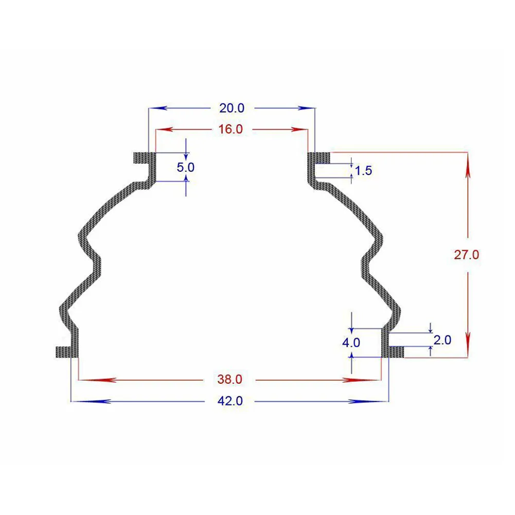 2XBall Joint-Boot Auto Aufhängung Lenkung Kugelgelenk Gummi Staub Boot Abdeckung Track Krawatte Drehen Stangen Enden Set Teile staub Boot Abdeckung