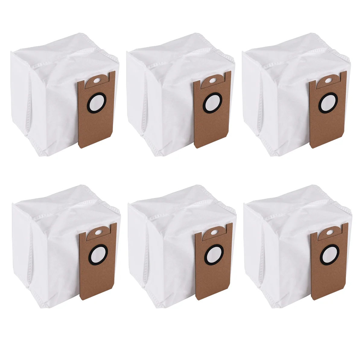 ABLS Pacote com 6 sacos de pó de reposição para aspirador robô autovaciante Amarey A90+