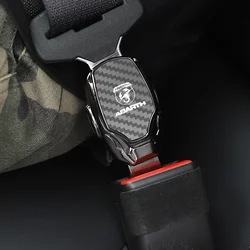 1pc Car Seat Belt Metal Jewelry Seat Belt Accessory Extender For FIAT Abarth