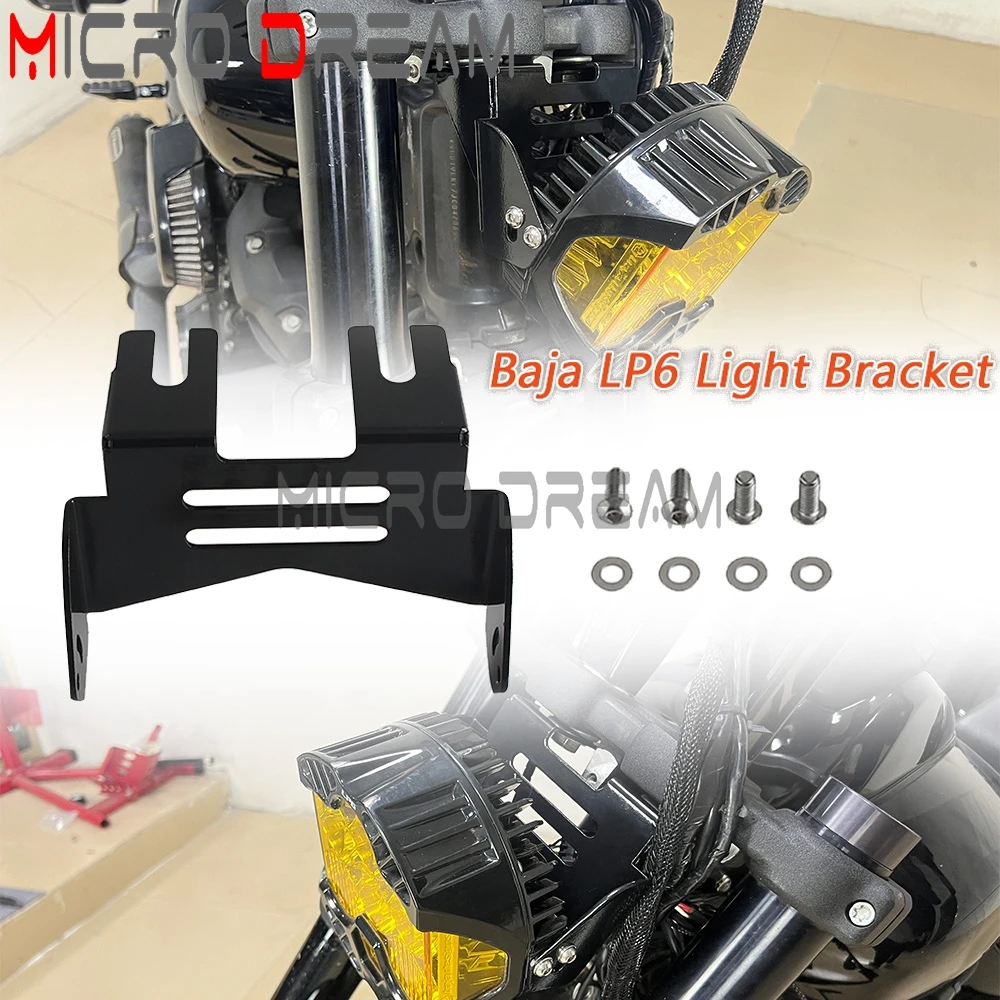 

Motorcycle LED LP6 Pro Headlight Lamp Bracket System Mount Kit For Harley Dyna Street Bob Sportster Softail FLFB FLFBS FLSL FXBB