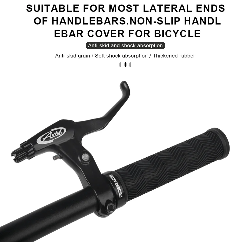 Fahrrad-Lenkergriffe Rutschfest Stoßdämpfend Ergonomisch Komfortabel Gummi Weiche Fahrradgriffabdeckung Fahrradzubehör – Detail 4