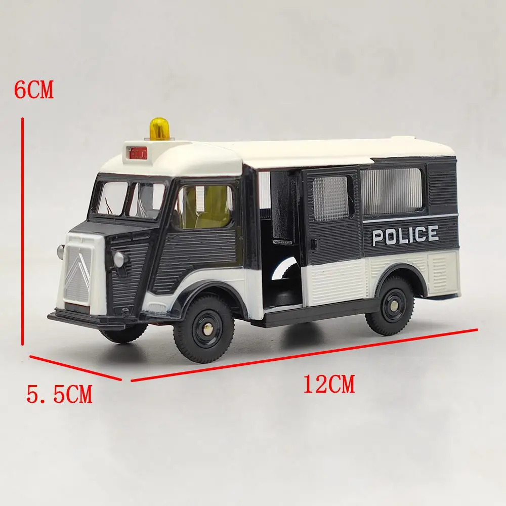 Atlas 1:43 Dinky Toys 566 CURRUS Car DE  Police Secours Deicast Models Toys Car Limited Edition Collection Used