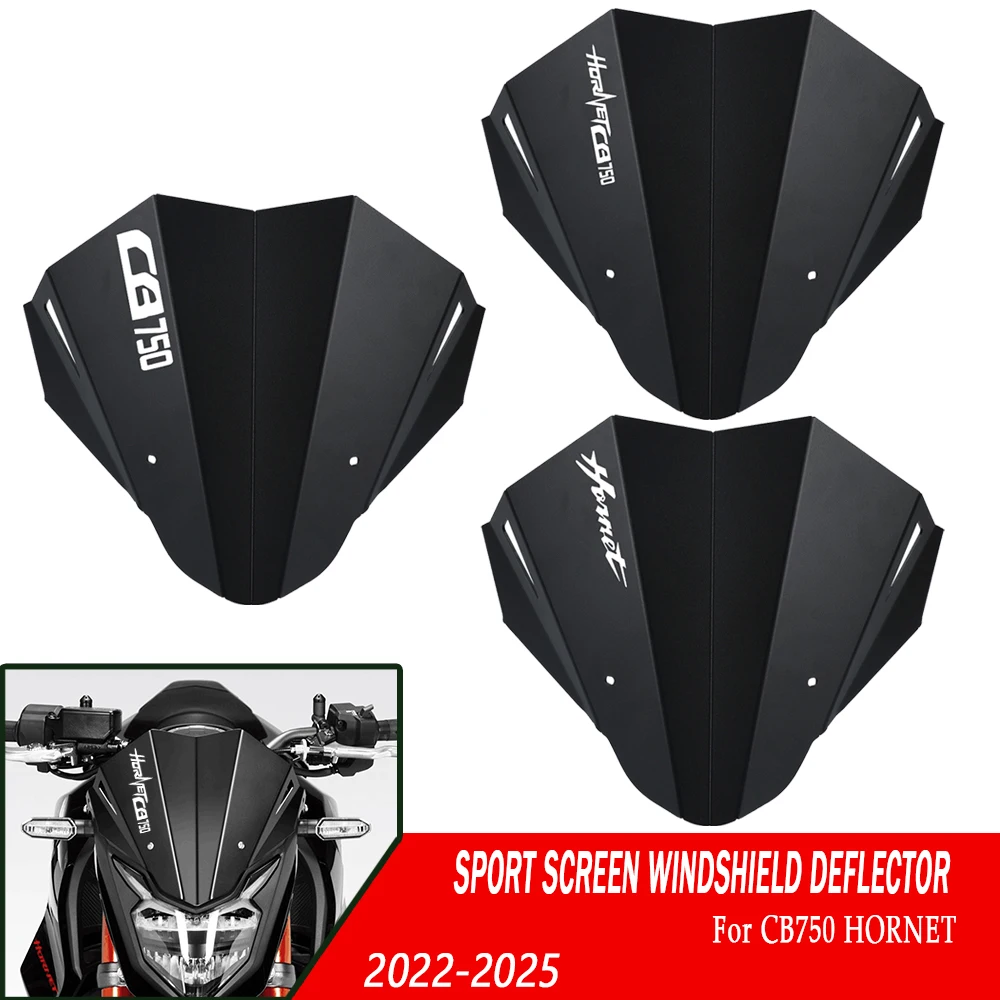 

For Honda CB750 HORNET CB 750 Hornet 2022 2023 2024 2025 New Windshield Windscreen Accessories Sport Screen Windshield Deflector