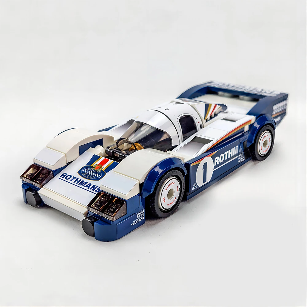 

232PCS MOC 956 1982 Le Mans Speed ​​Champion Building Blocks City Sports Racing Car Assembly Creative Children's Toy Boy Gift