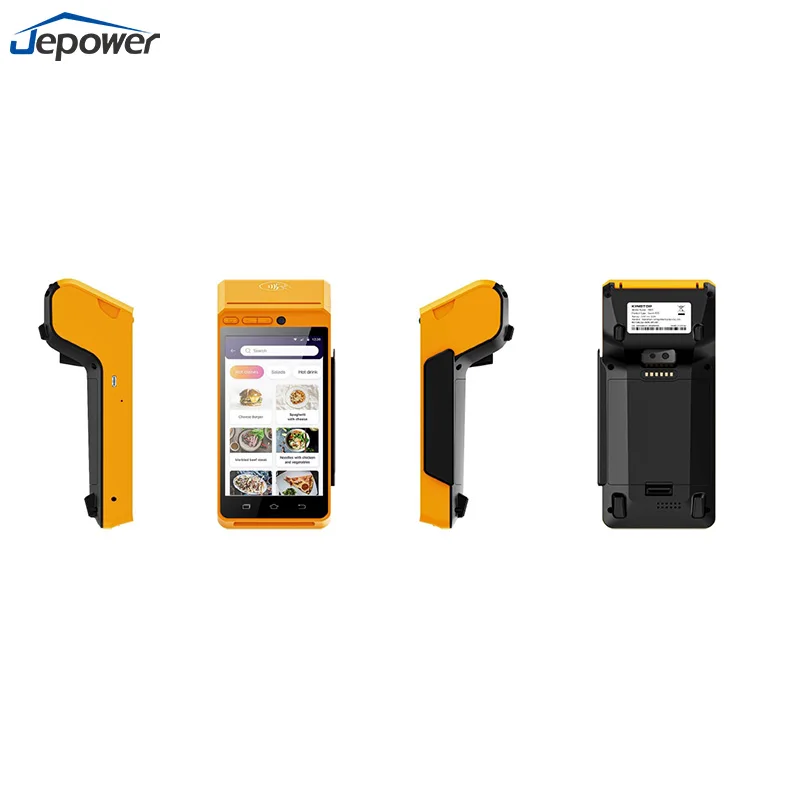 S600 POS Machine 5.5 Inch Android 12 NFC Wi-Fi Bluetooth USB 2GB RAM 16GB ROM Thermal Printer NFC Card Reader SDK Mobile POS