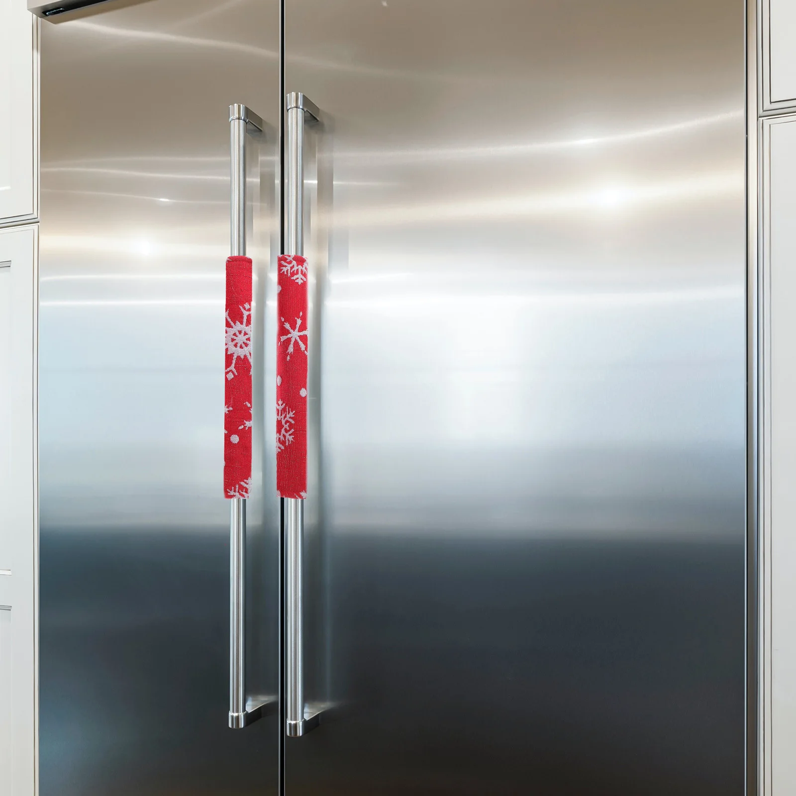 

1Set Snowflake Refrigerator Handle Cover Protective Sleeve for Kitchen Appliance Fridge Microwave Oven Dishwasher Handle