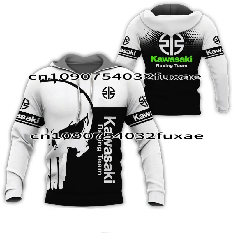 

Kawasaki Motorcycle Hoodie 2025 Men Women Fashion Casual 3D Print Extreme Sports Hoodies Men Autumn Winter Motorcycle Pullover 8