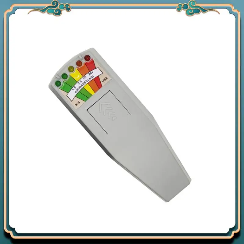 Probador de radiación de campo electromagnético Digital ABJG-K2, accesorio de mano, 5 LED Gauss EMF para caza de fantasmas, seguridad Personal