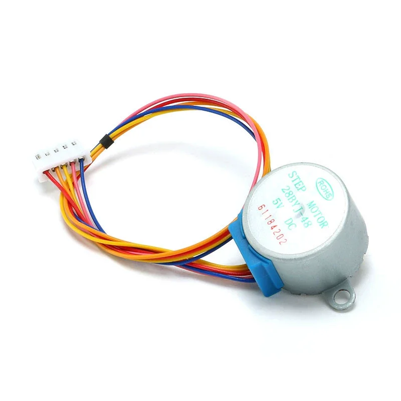 5PCS DC 5V 4-phase 5-wire stepper motor 28YBJ-48 lead 25CM 28BYJ48 deceleration stepper motor