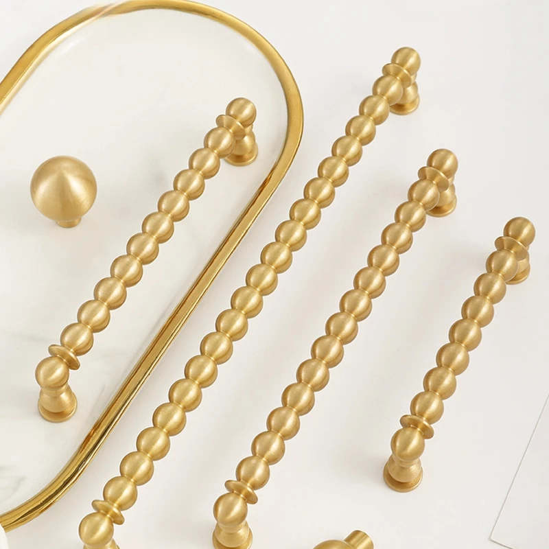 European Furniture Hardware Handle American Drawer Knob Luxurious Brass Shoe Cabinet Knob Creative Cabinet Brass Handle
