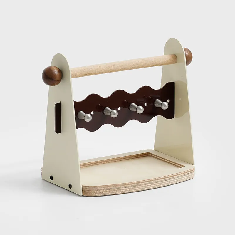 

Birch and Acrylic Key Holder Entryway Decor Organizer Shelf Living Room Tabletop Tray Shoe Rack Hanging Storage Display Stand