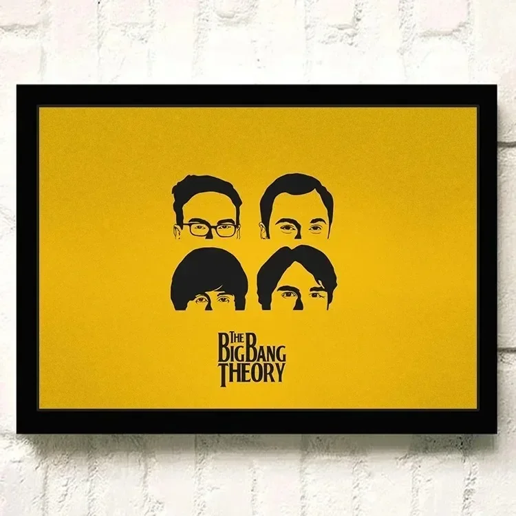 The Big Bang Theory Movie Quality Wall Art Home Decor Canvas Posters Painting Nordic Decoration Hotel Bar Living Room Poster