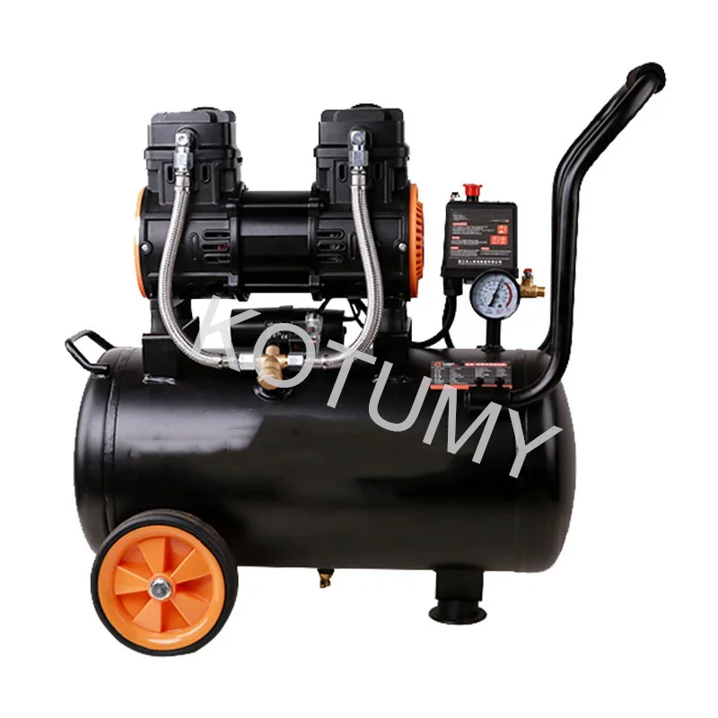 Small Silent Oil-Free Air Compressor Pneumatic Tool/Painting Operation Multifunctional Portable Woodworking Air Pump 1400W