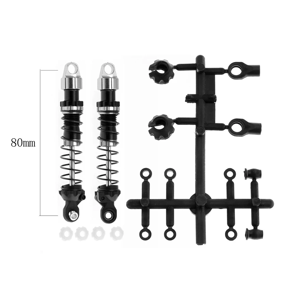 ABPP-RC سيارة ترقية مجموعة امتصاص الصدمات 80 مللي متر ل TRX4 SCX10 W189 RC ترقية أجزاء السيارة