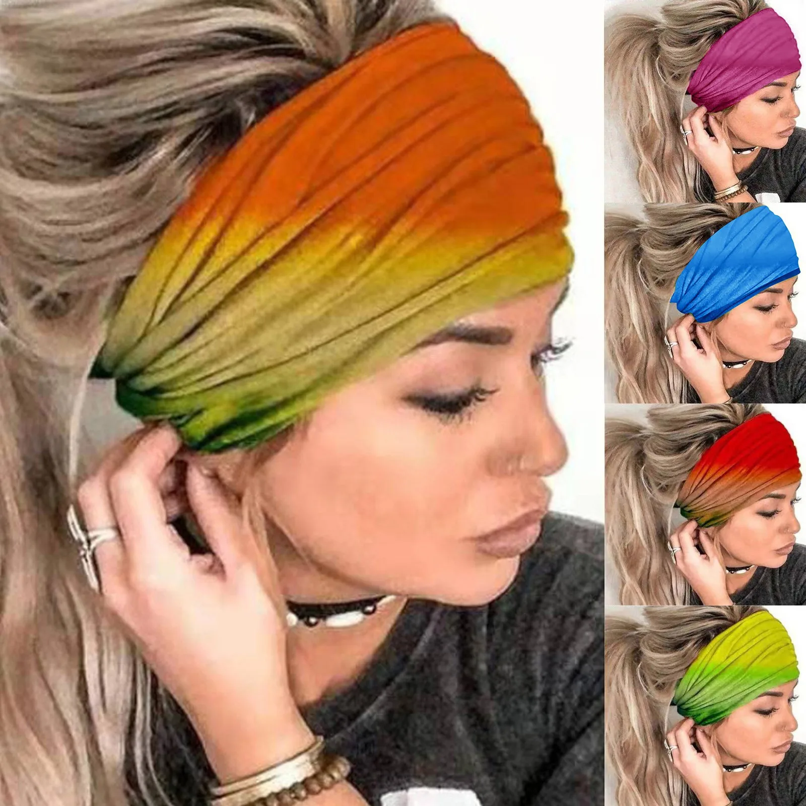 

2023 Fashion Women Summer Headbands Bohemian hairbands For Girls Women Cross Turban Bandage Bandanas Hairbands Hair Accessories