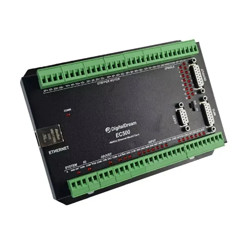CNC Mach3 Ethernet Motion Controller EC500 460kHz 3/4/5/6 Axis Motion Control Card for Milling Machine