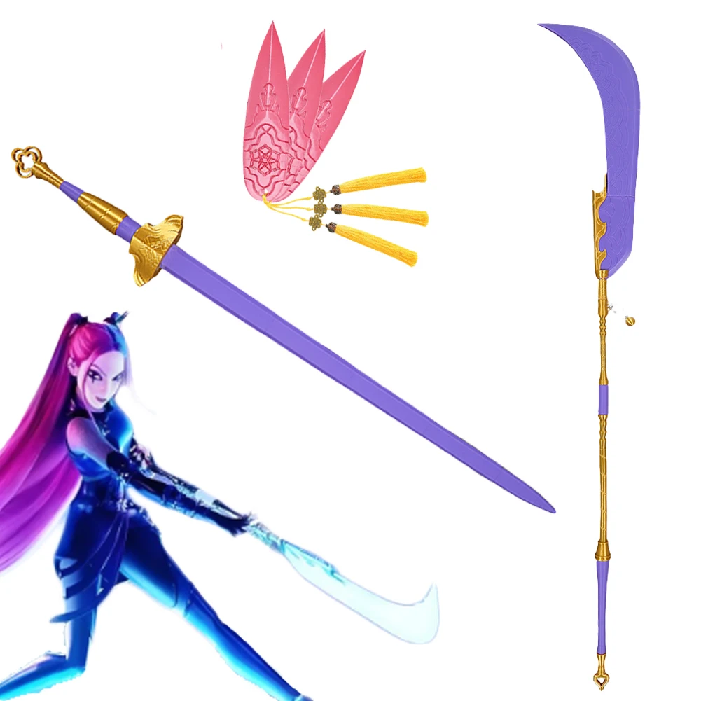 

Fantasia Demon Hunter of KPop Rumi Mira Cosplay Blade Weapons Cartoon Disfraz Costume Accessories Halloween Carnival Party Prop