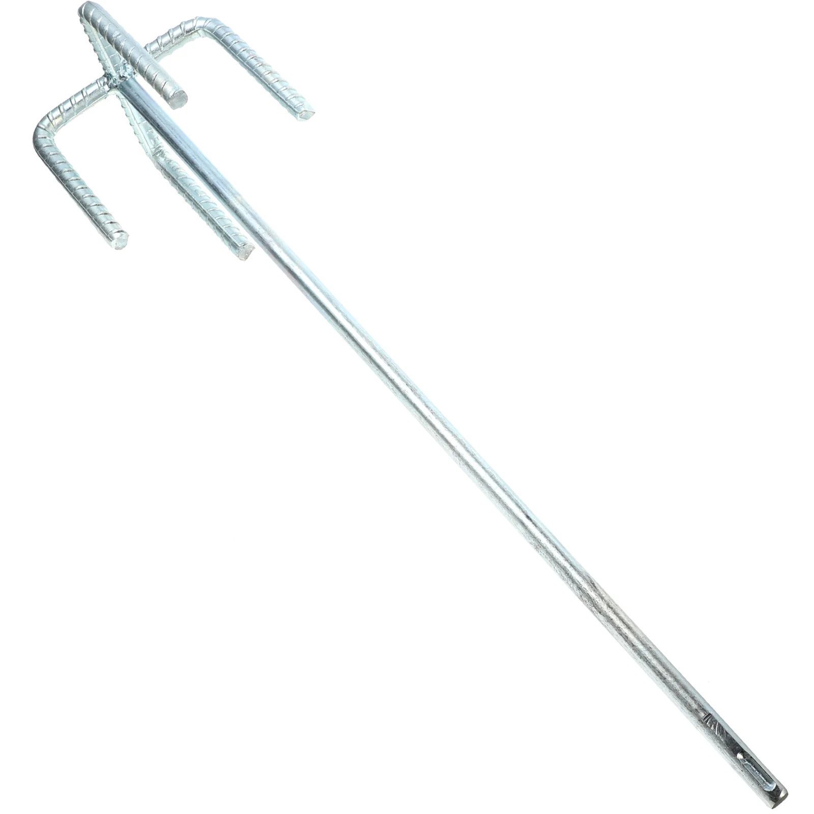 

Electric Drill Stirring Rods 45 Steel Attachment Cement Mixer Drywall Mud Blender Paint Tool Replacement