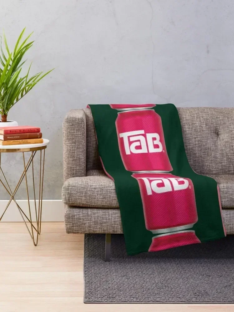 Tab- The Diet Drink of Tomorrow! Throw Blanket Sleeping Bag Luxury Brand Blankets