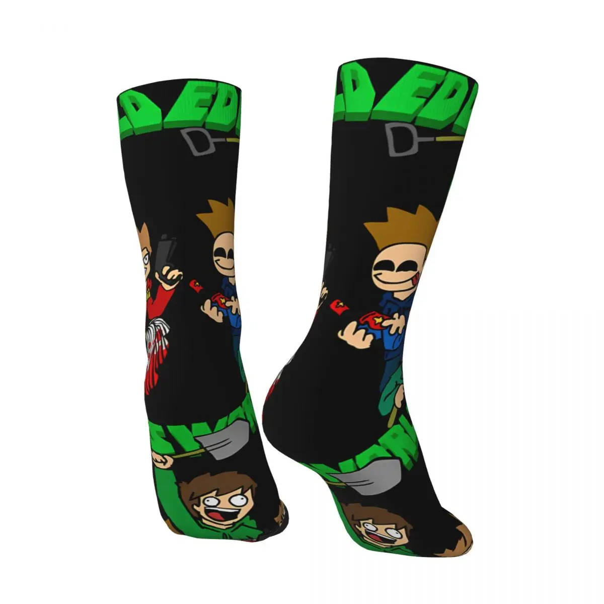 Hip Hop Retro Splendid Crazy Men's compression Socks Unisex Eddsworld Harajuku Seamless Printed Funny Novelty Happy Crew Sock