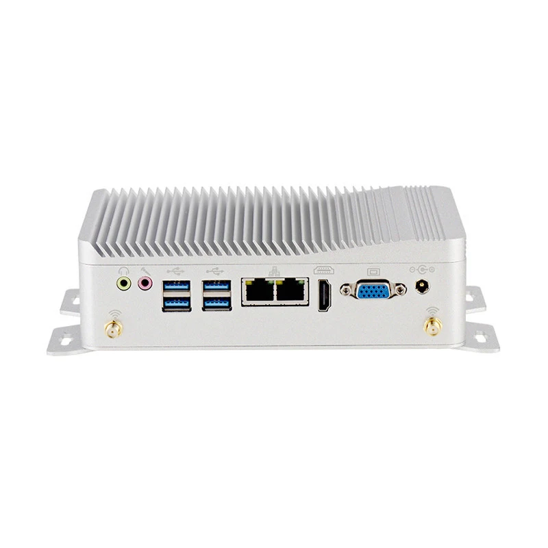 six RS232 com port mini PC J4125 1000M network computer for equipment control