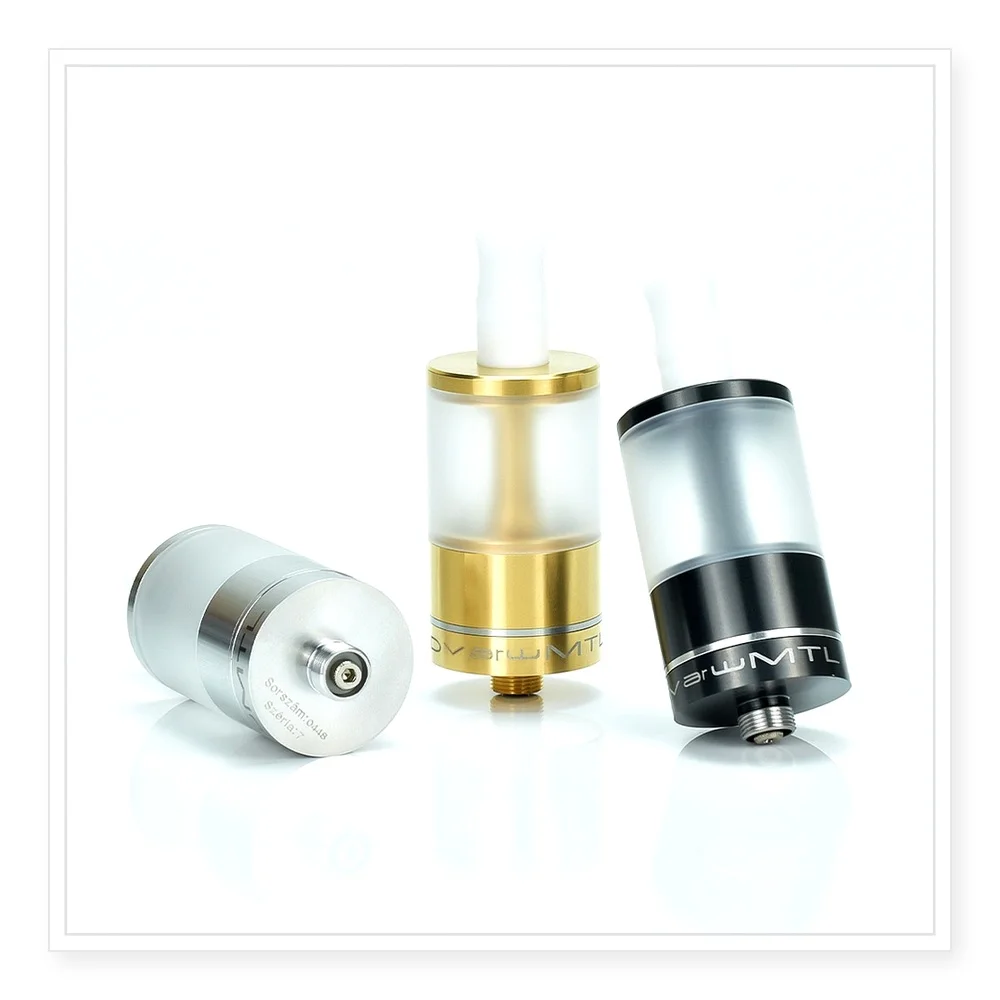 Dvarw MTL RTA 5ml Rebuildable Tank Atomizer 22mm for Single Coils - Compatible with Flash e-Vapor V4.5S+