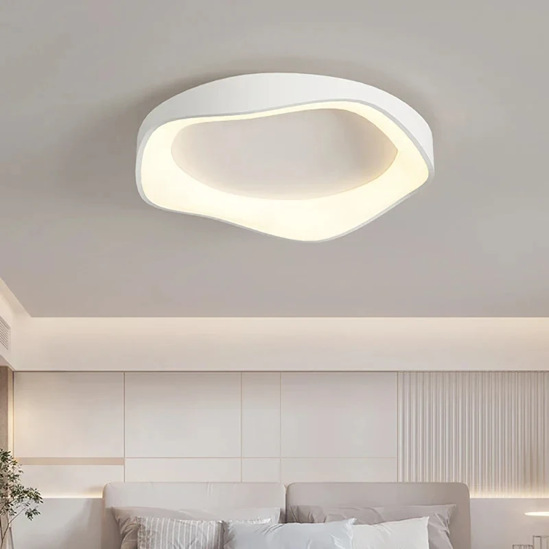 nordic branco minimalista led lampada do teto controle remoto lustre iluminacao do quarto sala de estar cozinha estudo home decor 01