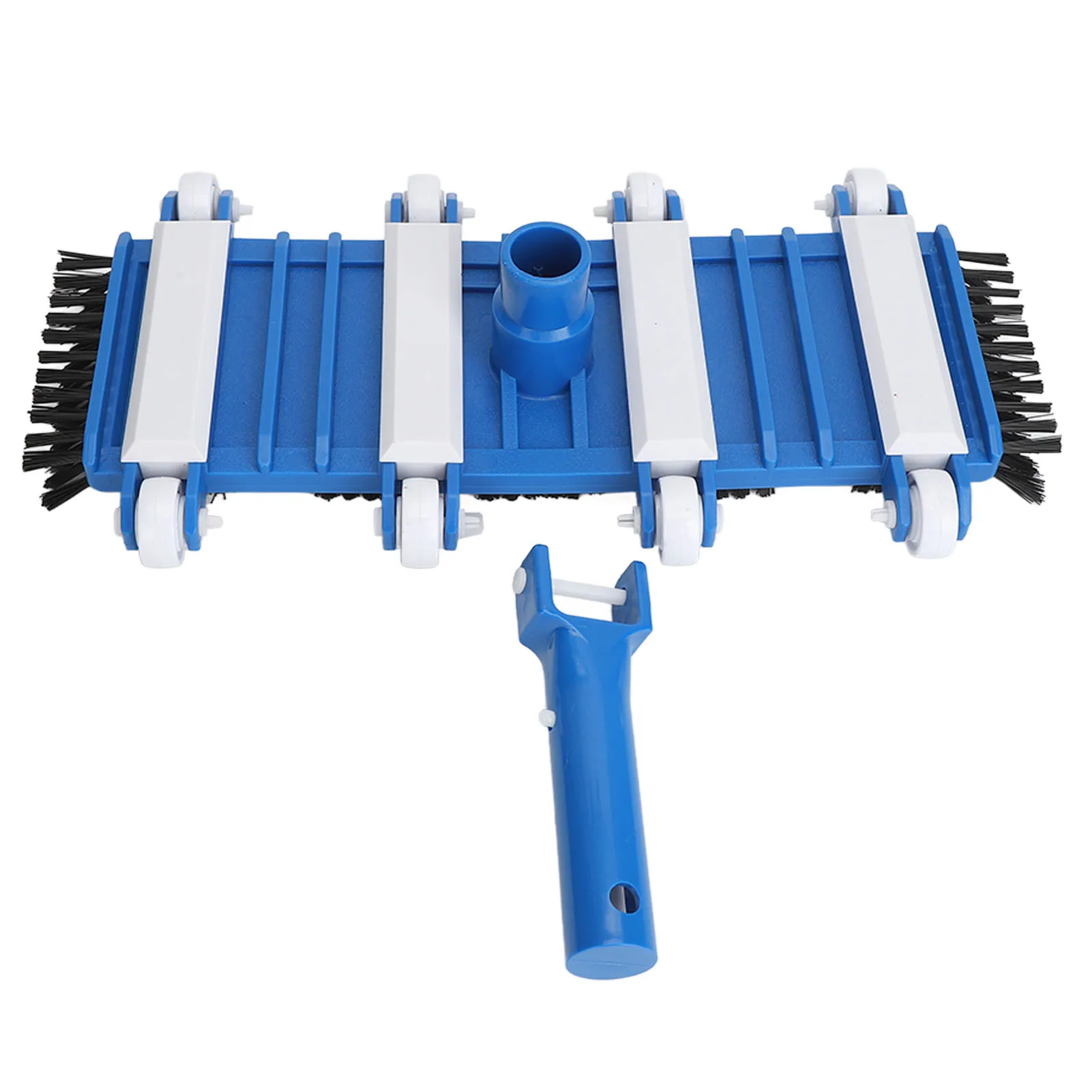 14in Swimming Pool Vacuum Head with Brush PVC Pool Vacuum Cleaner Head Attachment Replacement Kit Cleaning Accessories