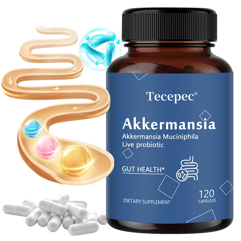Akkermansia - Live Probiotic Supplement -Manages a Healthy Weight, Gut and Metabolism, Improves Digestive Health, Includes Fiber