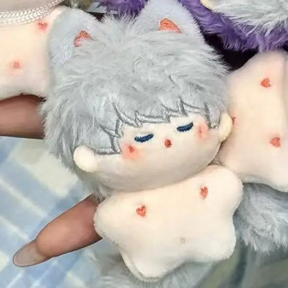 5cm Anime Love and Deepspace Rafayel Cosplay Cute Mini Plush Doll Cotton Maumet Puppet Starfish Body Naked Baby Ornament Gift