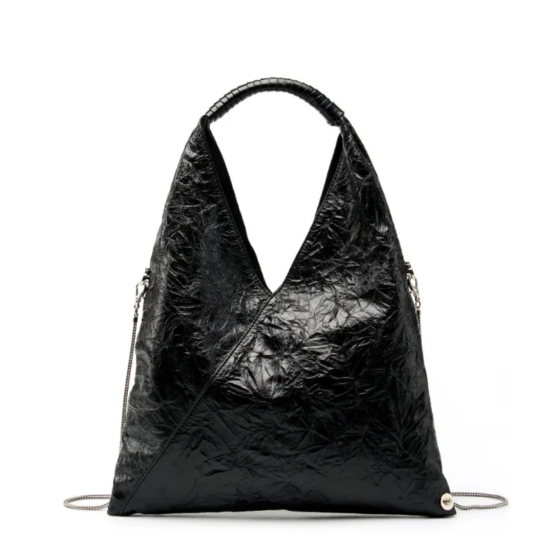 

Underarm Cowhide Genuine Leather Bag Soft Leather Large Capacity Minimalist Crossbody Bag Luxury High Quality 2025
