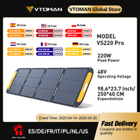 VTOMAN VS220 PRO 220W Solar Panel Kit Complete 48V Power Portable Outdoor Rechargeable Solar Cell Solar Generator for Home